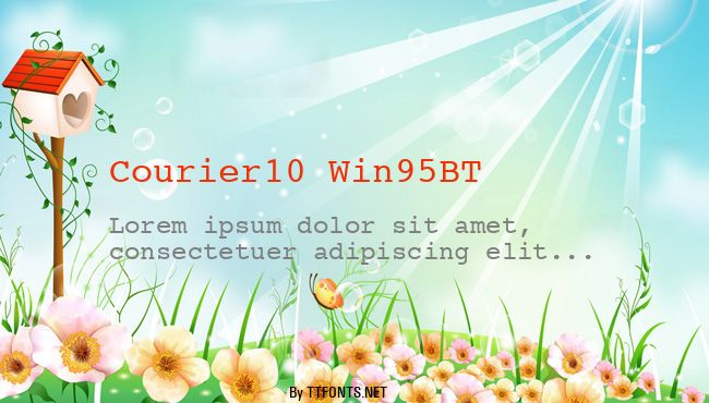 Courier10 Win95BT example
